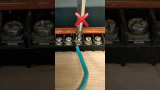 the correct way to clamp wire cables shorts feedshorts shortvideo [upl. by Olumor475]