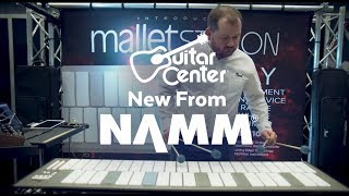 Pearl malletSTATION Adjustable Range Electronic Mallet Controller  New from NAMM 2018 [upl. by Malia]