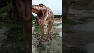 T Rex chase short Jurassic world dinosaur video 🦖🦖🦖 [upl. by Theodor]