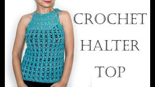 Crochet Halter Top [upl. by Gayler]