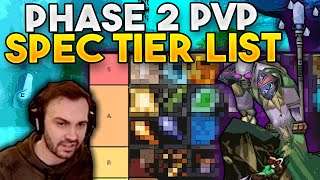 THESE SPECS WILL BE OP  Phase 2 PvP TIER LIST UPDATE [upl. by Nibroc]