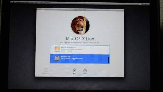 How to mount OS X Lion to a flash drivehard drive and Clean Install Mac OS X Lion [upl. by Beatty792]