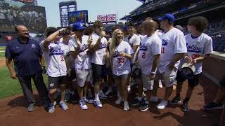 Archbishop Molloy High School  Varsity Baseball Team Honored at Citi Field 81524 [upl. by Seligman259]