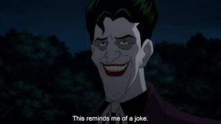 Joker tells Batman a joke and batman laughs [upl. by Nomelc]