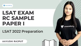 LSAT Exam Reading Comprehension RC Sample Paper I  LSAT 2022 Preparation  Aayushi Rajput [upl. by Asehr747]