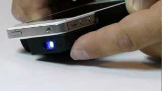 Pocket Projector for iPhone 44S [upl. by Nodnorb887]