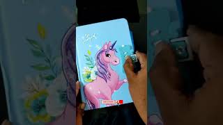 Unboxing New Unicorn Lock Diary shorts [upl. by Alcott295]