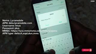 How to Set Lycamobile APNInternet Settings on Android Device 2024 [upl. by Ambrosia]