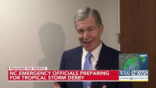 Gov Cooper outlines North Carolinas prep for Debby [upl. by Eecats]