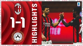 Highlights  AC Milan 11 Udinese  Matchday 25 Serie A TIM 202021 [upl. by Regnij]