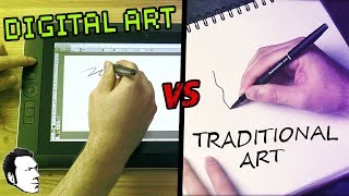 Is it Better to Learn Art DIGITALLY or TRADITIONALLY [upl. by Noslrac]