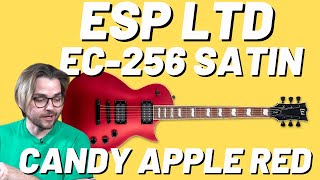 ESP LTD EC256 Candy Apple Red Satin  New for 2024 [upl. by Rihat788]