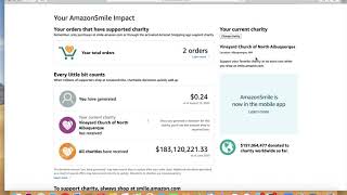 How to Select or Change a Charity on AmazonSmile [upl. by Refotsirhc]