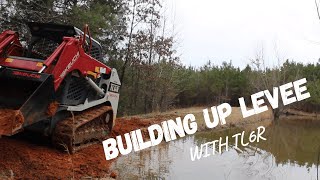 Maintaining a Farm Pond with Takeuchi TL6R [upl. by Diandre]