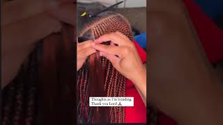 How To Do Ghana Cornrows  Tutorial on Authentic African Braided Hairstyles shorts [upl. by Nehttam]