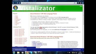 How to change language in Windows 7 Home Premuim [upl. by Llenahc]