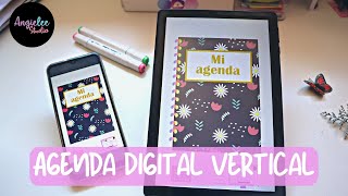 Agenda Digital vertical para celular y tableta  Angielee Studio [upl. by Idnahs]