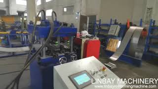 【CZ Purlin】Linbay CZ quick changeable roll forming machine [upl. by Elockin533]