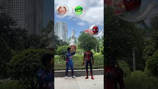 Captain America finds SpiderMans head and dances with him spideylife [upl. by Adias]