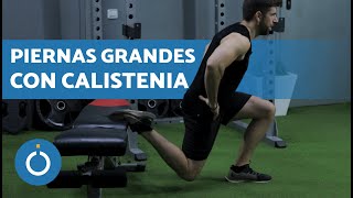 5 EJERCICIOS de CALISTENIA para PIERNAS en CASA 🦿 Cómo Entrenar Piernas Calistenia [upl. by Sirrad]