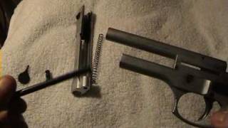 Beretta F92 Blank  startpistol disassemblyassembly video norwegian speaker [upl. by Dnalwor]