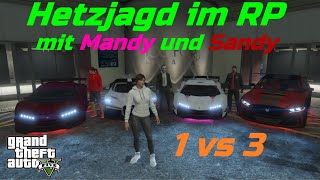 Die CHAOSSCHWESTERN wollen es wissen HETZJAGD in Los Santos GTA V 35 teamadhs Grand Theft Auto V [upl. by Elo]