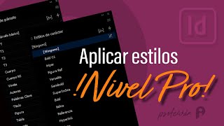 Aplicar estilos con 1 solo clic en InDesign [upl. by Romulus]