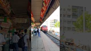 WAP4 light locomotive railgate railwaygate traintravel railway railwaysgate [upl. by Yenterb]