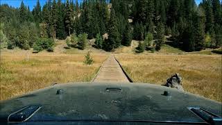 Eastern WA Off Road 4W311 Buck Meadows Bridge [upl. by Ekle178]