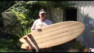 How to make a chambered wooden surfboardThe quotBogongquot [upl. by Esch]