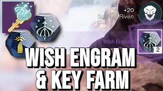 How To Easily Farm Wish Engrams amp Lair Keys  Destiny 2 [upl. by Aihsemat]