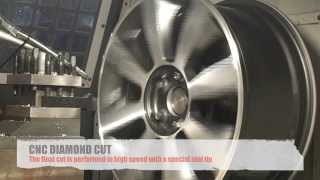 Alloy Wheel Repair Refinish Diamond Cut Wheel [upl. by Galateah]