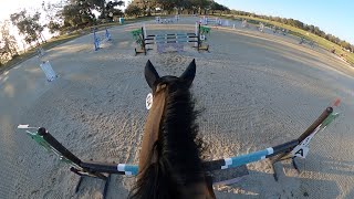 First show jump with Bea Helmet Cam [upl. by Newton]