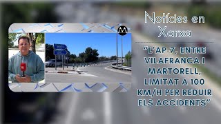 150924 Lâ€™AP7 estrena un tram limitat a 100 kmh per reduir els accidents [upl. by Meihar225]