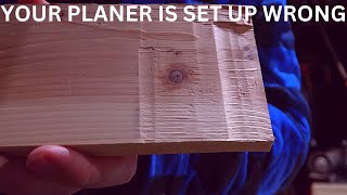 4 Tips to Eliminate ALL Snipe in Thickness Planers and [upl. by Manvel]