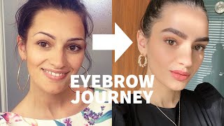 My Eyebrow Growth Journey Before amp After  Peexo [upl. by Nimad]