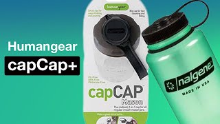 Nalgene glow in the dark bottle amp Humangear capCAP Review [upl. by Tudela]