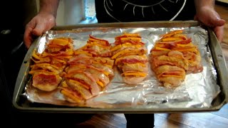 The Best Ever Hasselback Chicken amp Potatoes Recipe [upl. by Elicia]