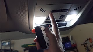 How to Program Homelink For a Chamberlain Brand Garage Door Opener [upl. by Alliuqahs]