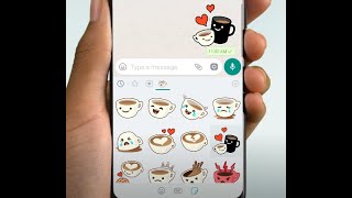 How To Use Stickers  WhatsApp [upl. by Joo897]