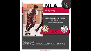 NLA 10 Spieltag RHC Wimmis vs RHC Wolfurt [upl. by Torrence]