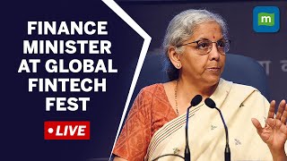 LIVE Finance Minister Nirmala Sitharamans Address At Global Fintech Fest [upl. by Noxid622]