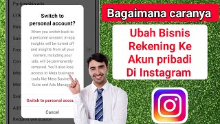 Cara Mengubah Akun Bisnis menjadi Akun Pribadi di Instagram  2024 [upl. by Kal]