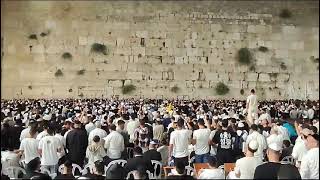 5783 First Selichot at the Kotel [upl. by Grier]