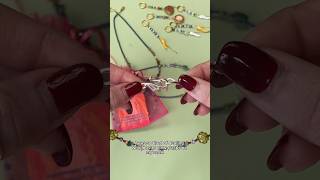 diyjewelry howtomake handmadejewelry necklace jewelrydesigner smallbusiness maximalist ugc [upl. by Akired687]