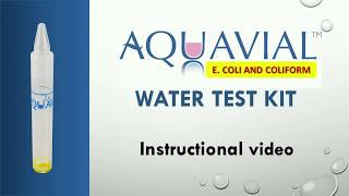 Aquavial E coli and Coliform Test kit [upl. by Sira952]