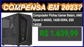 Computador Pichau Gamer Balam AMD Ryzen 5 4600G 16GB DDR4 SSD 240GB [upl. by Enajaras]