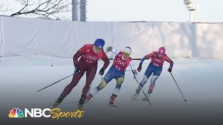 2018 Winter Olympics Randall Diggins win gold ending US crosscountry drought  NBC Sports [upl. by Daahsar]