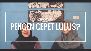 PENGEN LULUS KULIAH 35 TAHUN TONTON VIDEONYA  caraASIK ft Wakil Ketua HUMANISTIK 2014 [upl. by Emmalee]