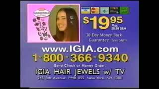 Igia Hair Jewels amp Glitters Ad 2002 [upl. by Otes138]